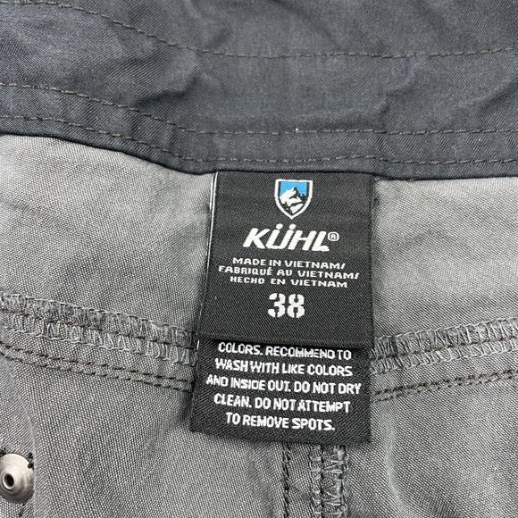 Kuhl Shorts Mens 38 Gray Stretch Hiking Outdoor Trail Utility Adventure - Picture 4 of 12